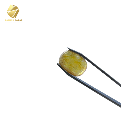 Yellow Pukhraj (Yellow Sapphire) 8 Carat