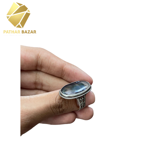 Pure Silver Yamni Aqeeq Ring